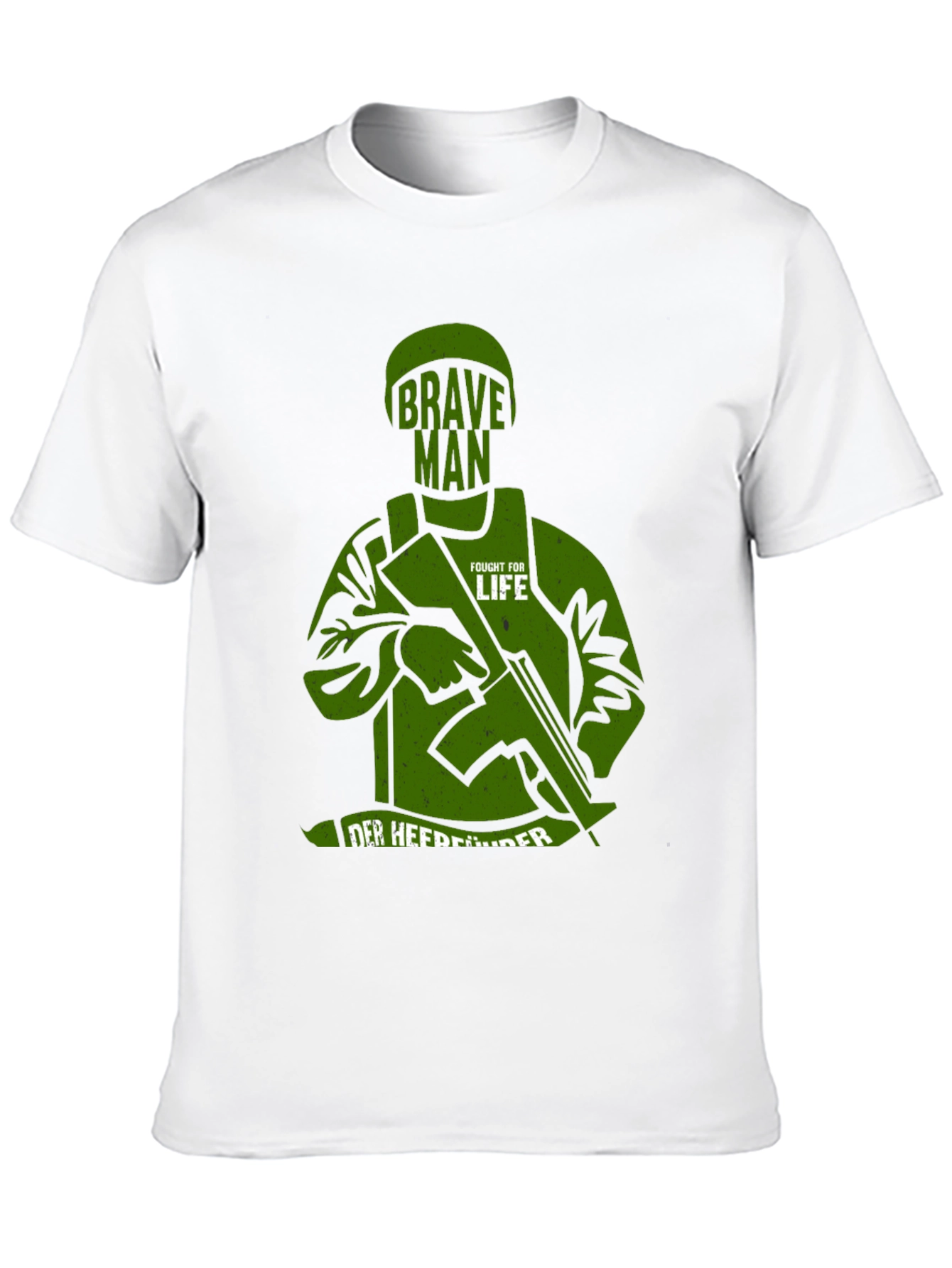 Brave Man Fought For Life Graphic T-Shirt