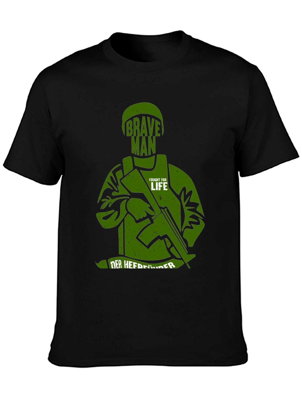 Brave Man Fought For Life Graphic T-Shirt
