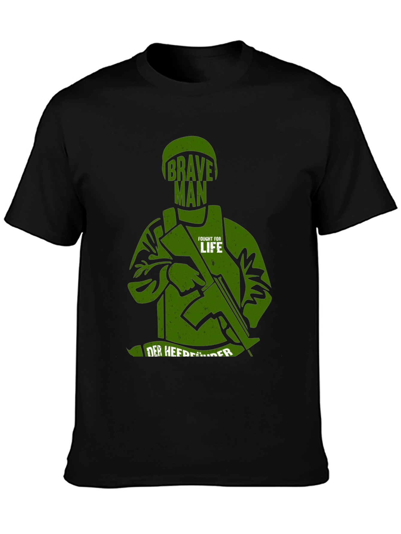 Brave Man Fought For Life Graphic T-Shirt