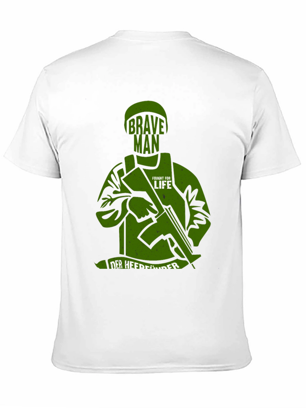Brave Man Fought For Life Graphic T-Shirt