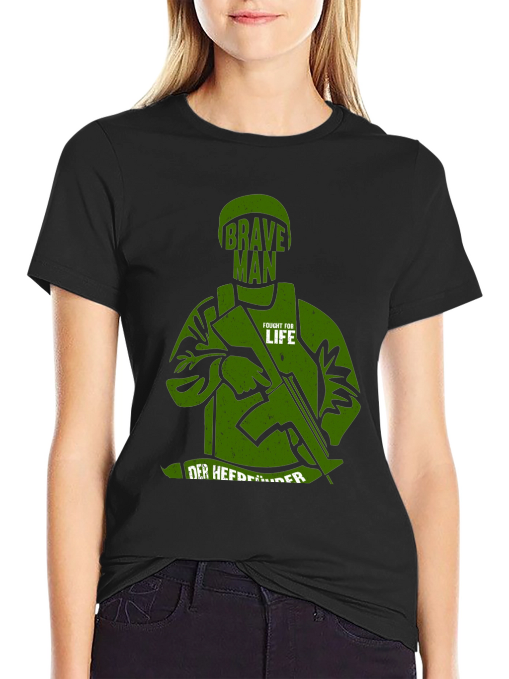 Brave Man Fought For Life Graphic T-Shirt