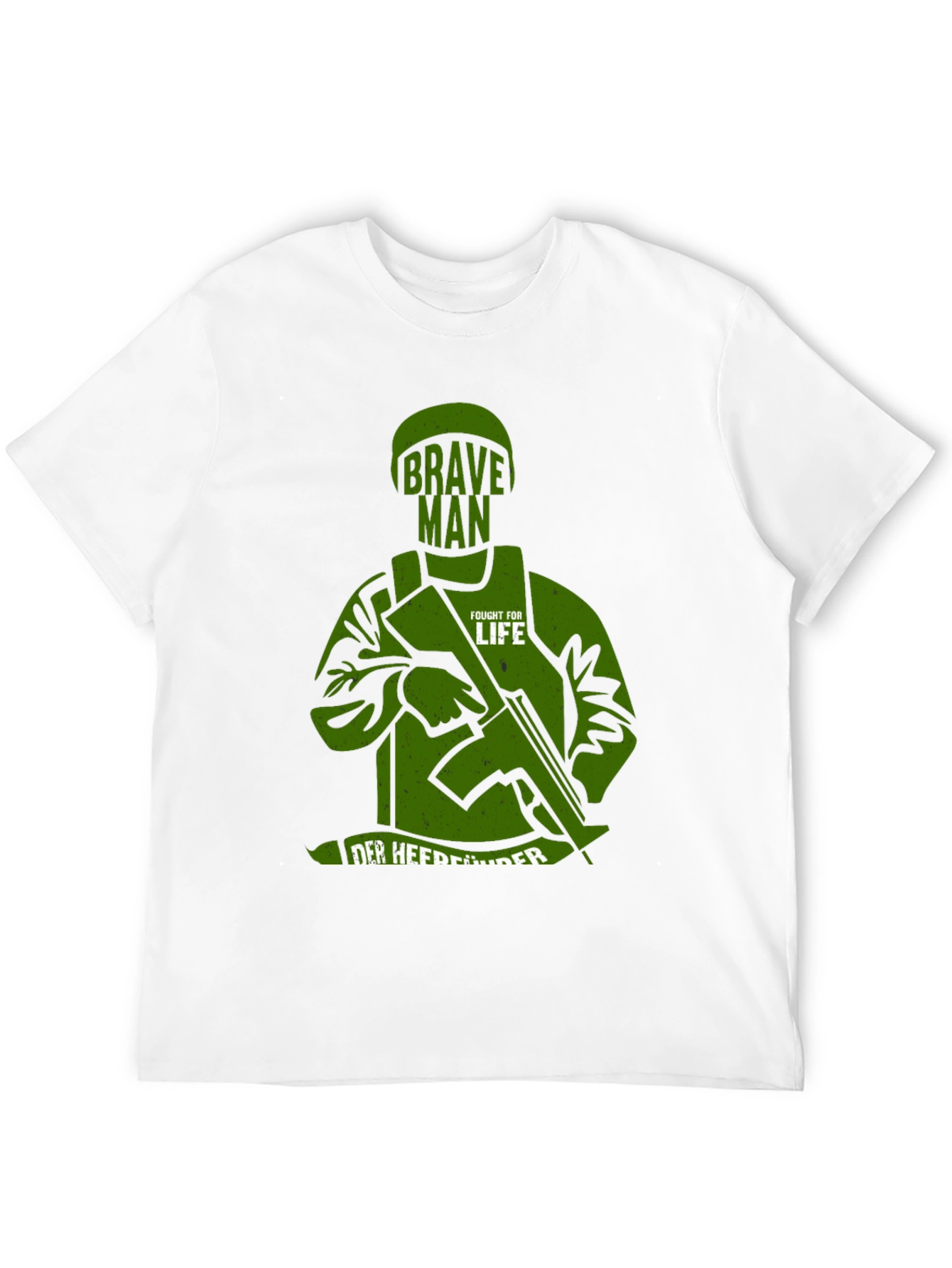 Brave Man Fought For Life Graphic T-Shirt
