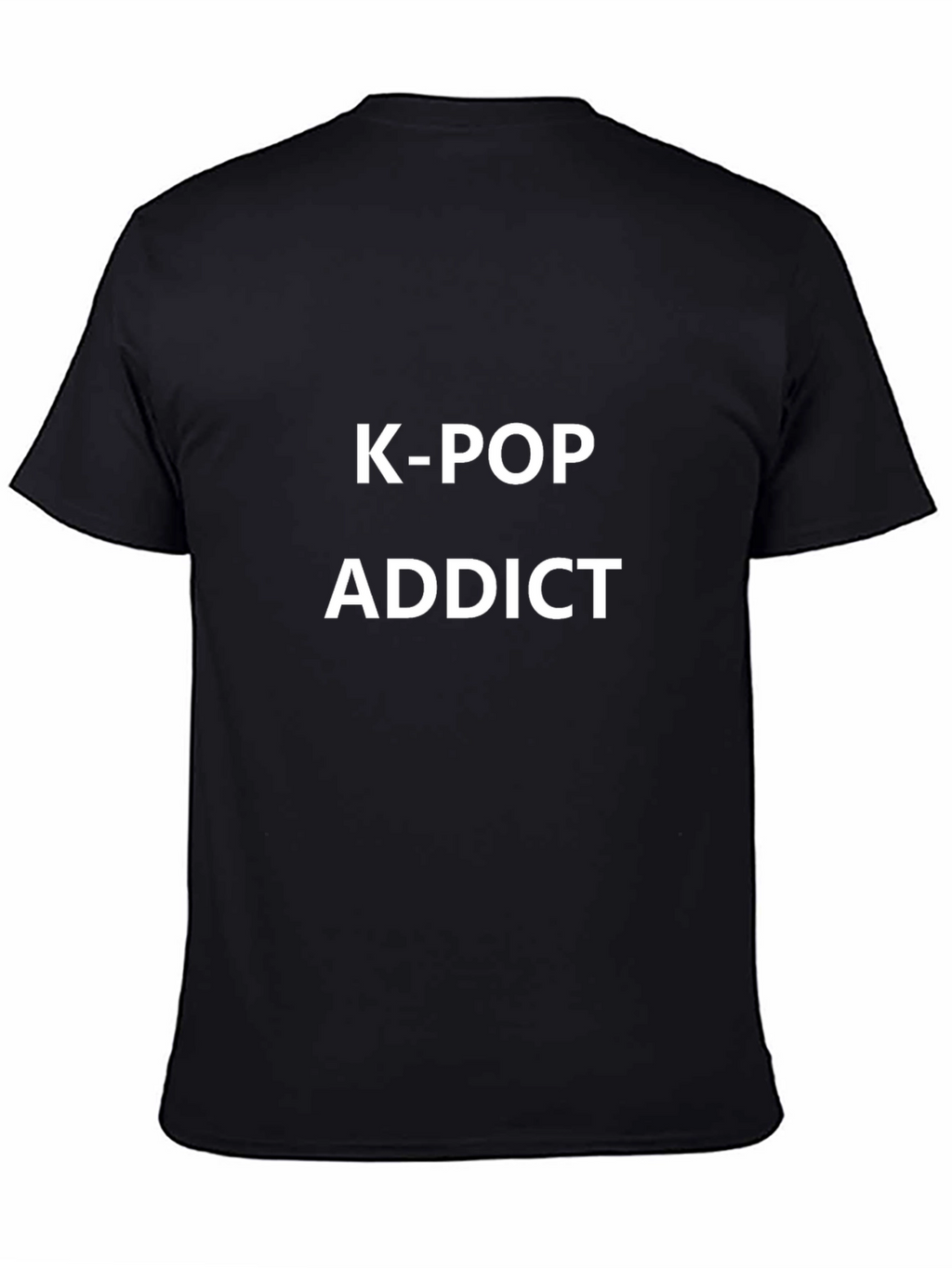 K-Pop Addict Black T-Shirt