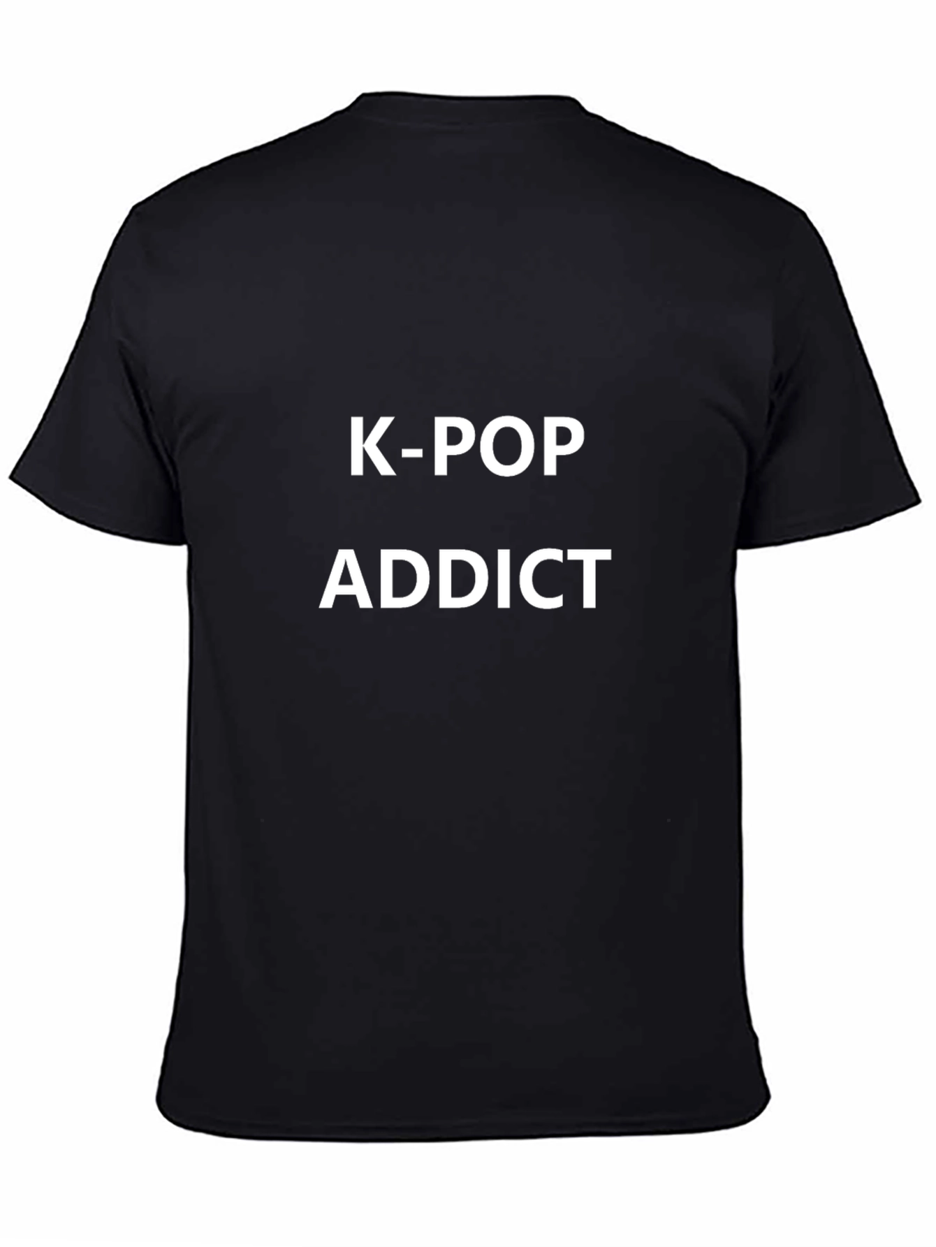 K-Pop Addict Black T-Shirt