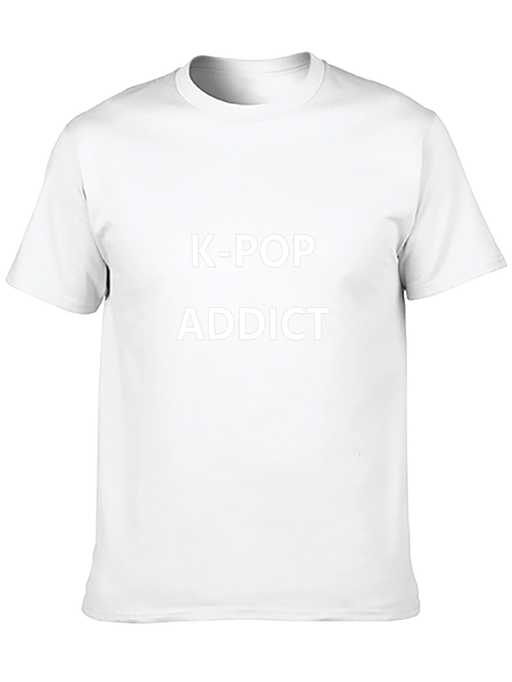 K-Pop Addict Black T-Shirt