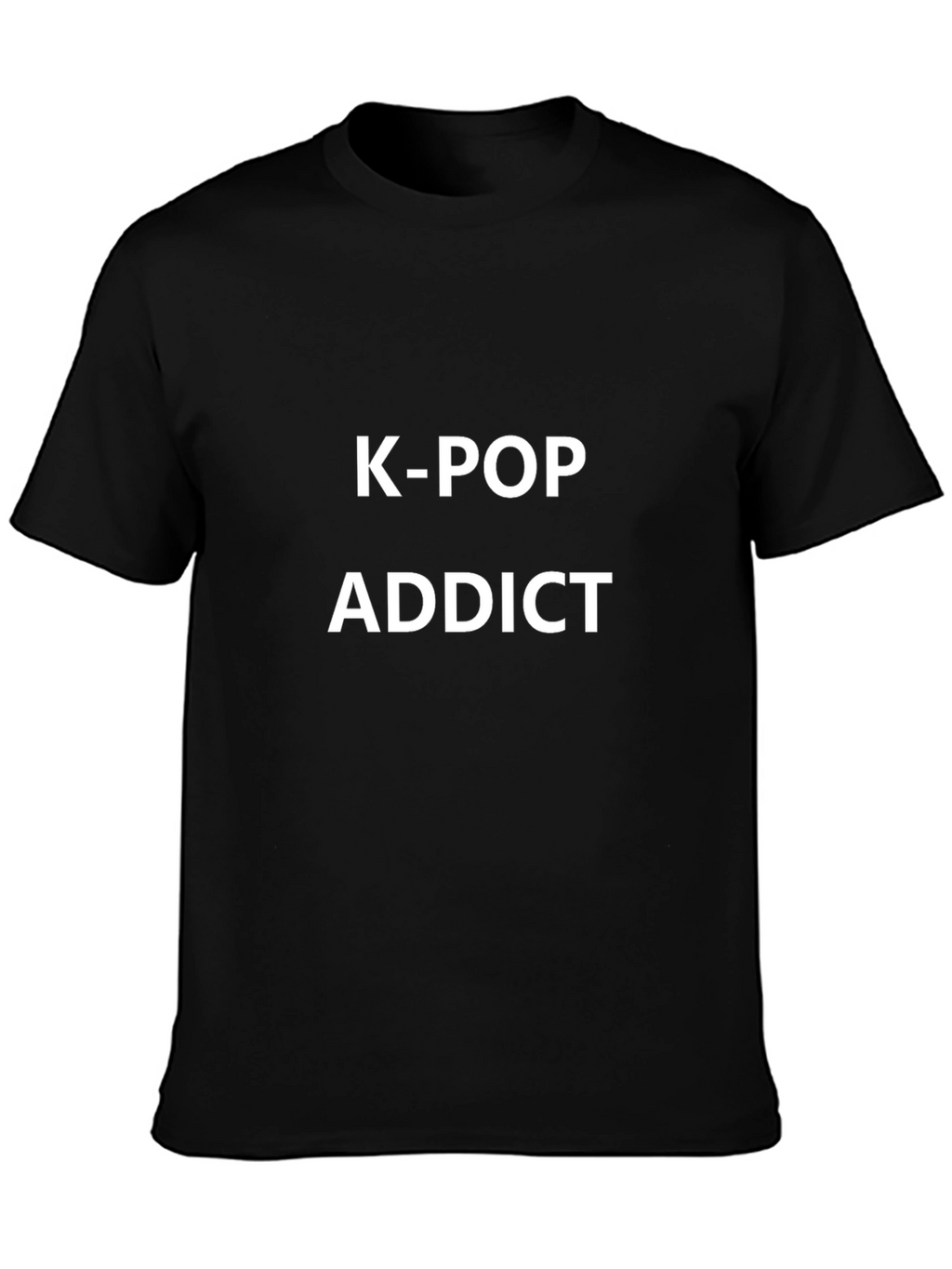 K-Pop Addict Black T-Shirt