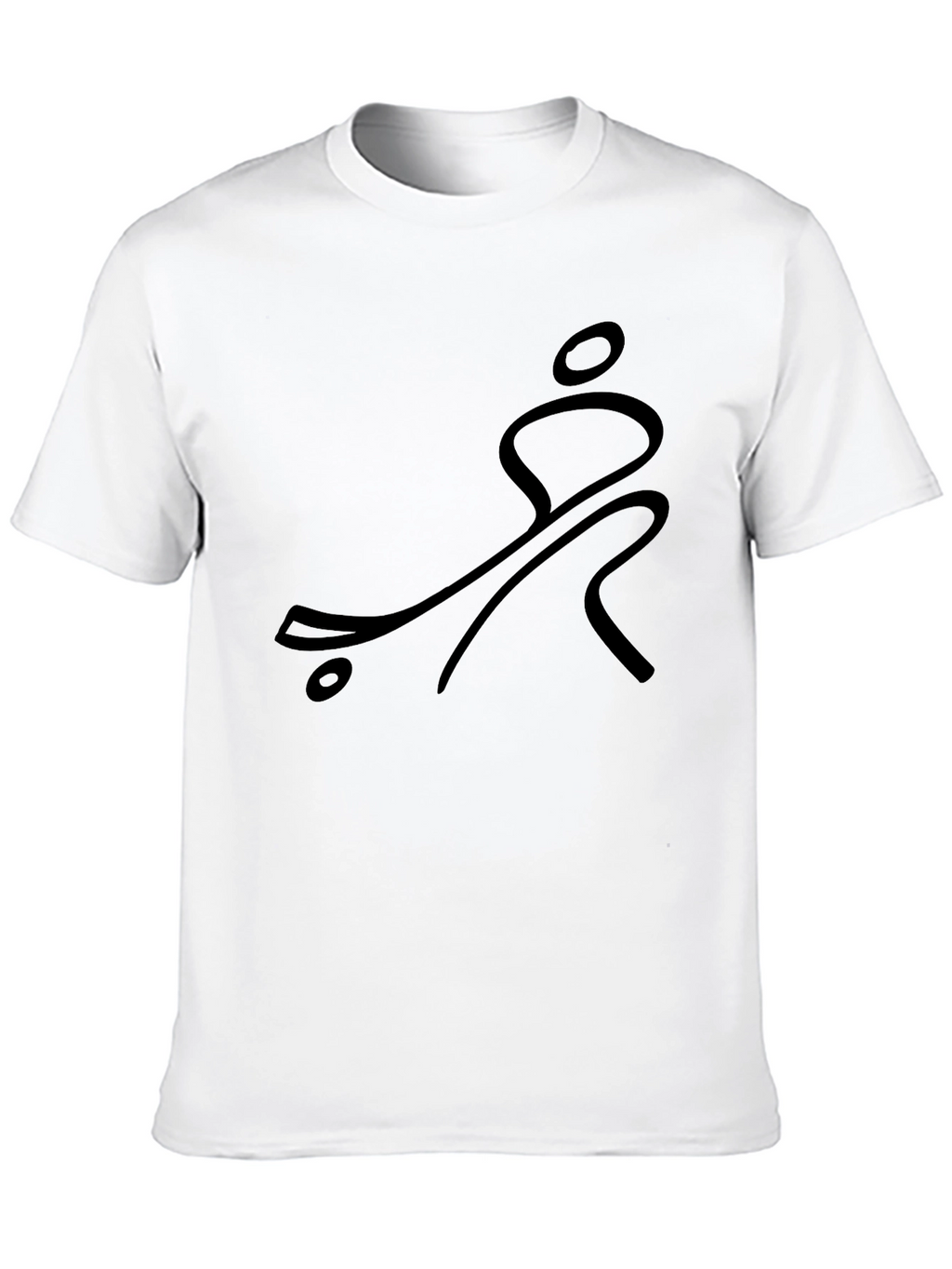 Skateboarder Graphic T-Shirt - Black