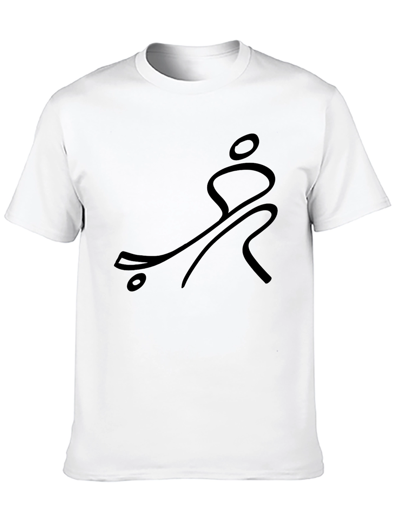 Skateboarder Graphic T-Shirt - Black