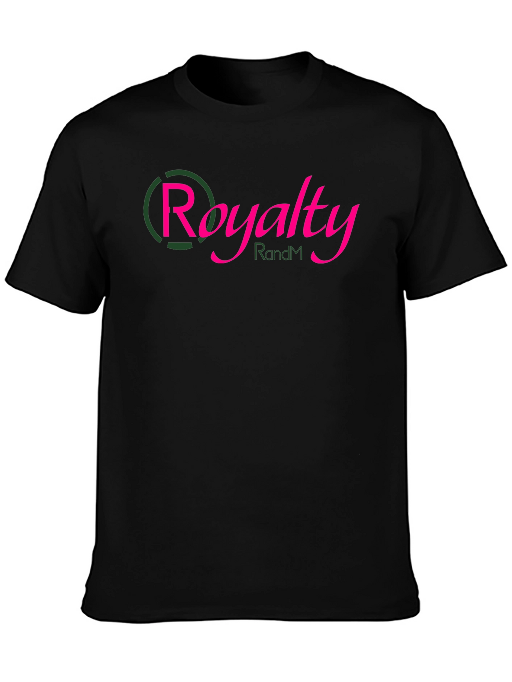 Royalty RandM Black Graphic Tee - Stylish Mens T-Shirt