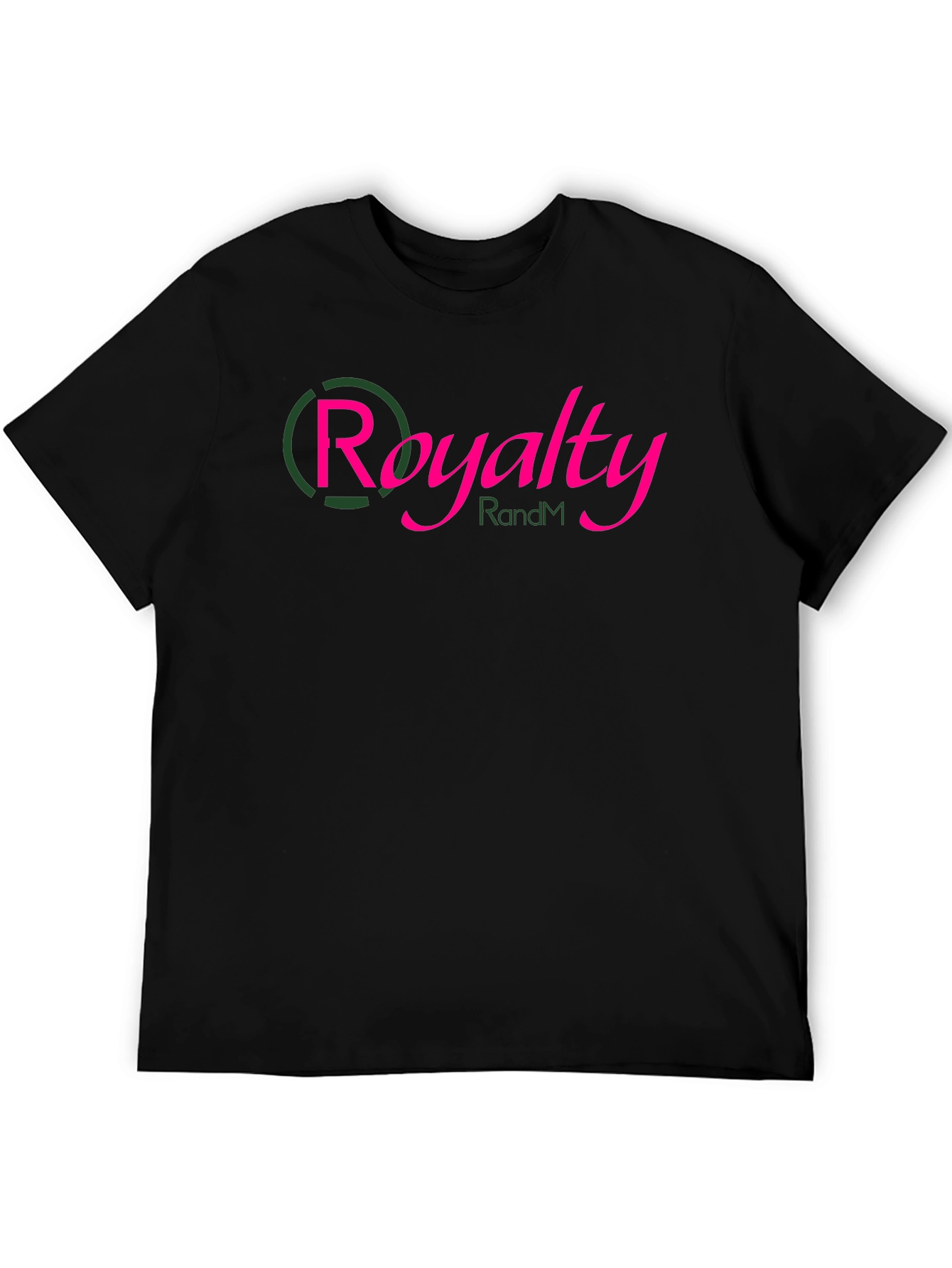 Royalty RandM Black Graphic Tee - Stylish Mens T-Shirt