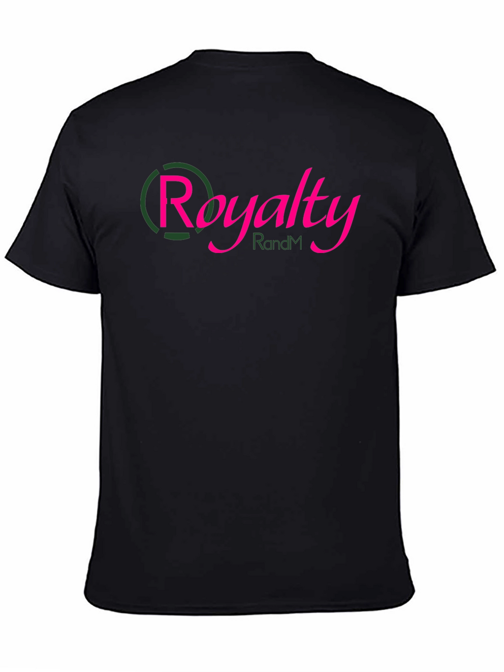 Royalty RandM Black Graphic Tee - Stylish Mens T-Shirt