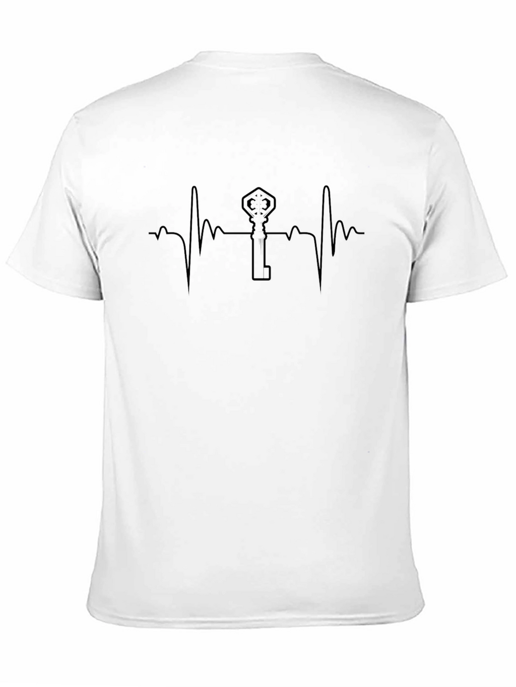 Key to My Heartbeat T-Shirt - Black
