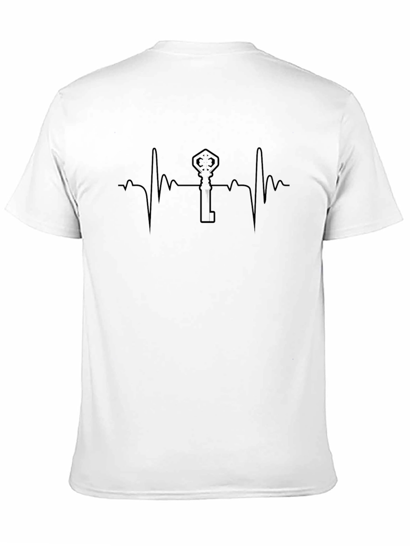 Key to My Heartbeat T-Shirt - Black