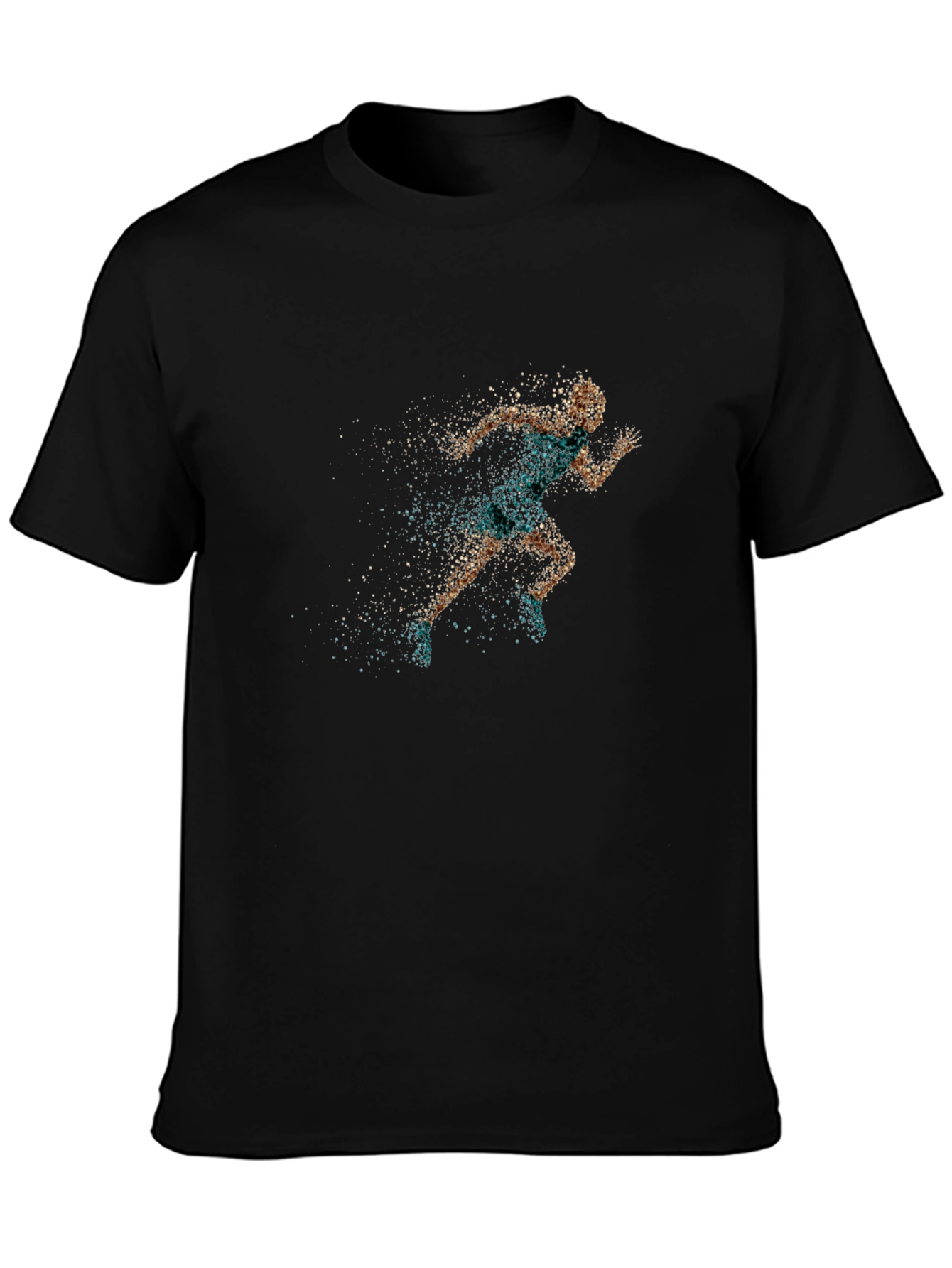 Runner Graphic T-Shirt - Black Athletic Style
