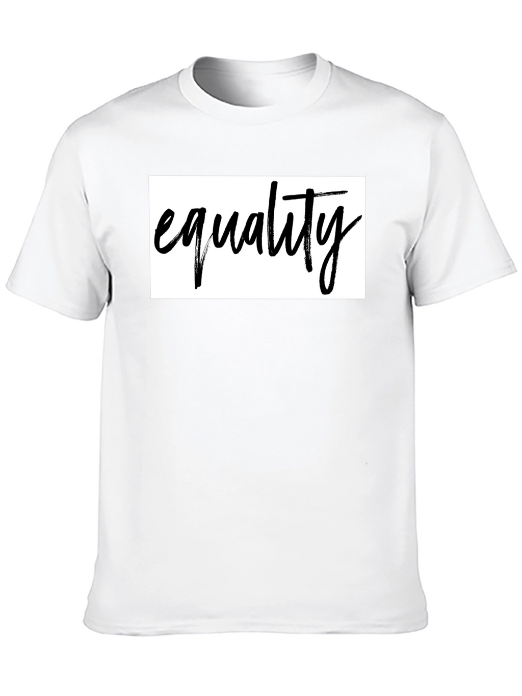 Equality Graphic Tee - Unisex Black Cotton Shirt
