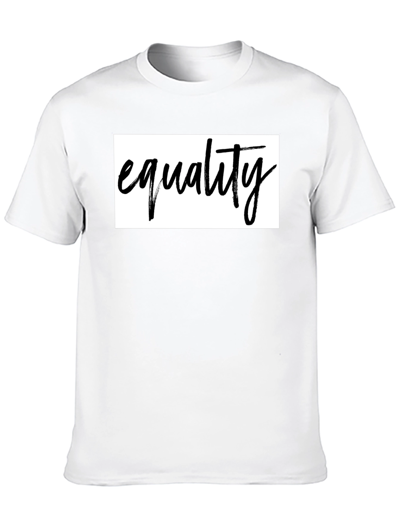 Equality Graphic Tee - Unisex Black Cotton Shirt