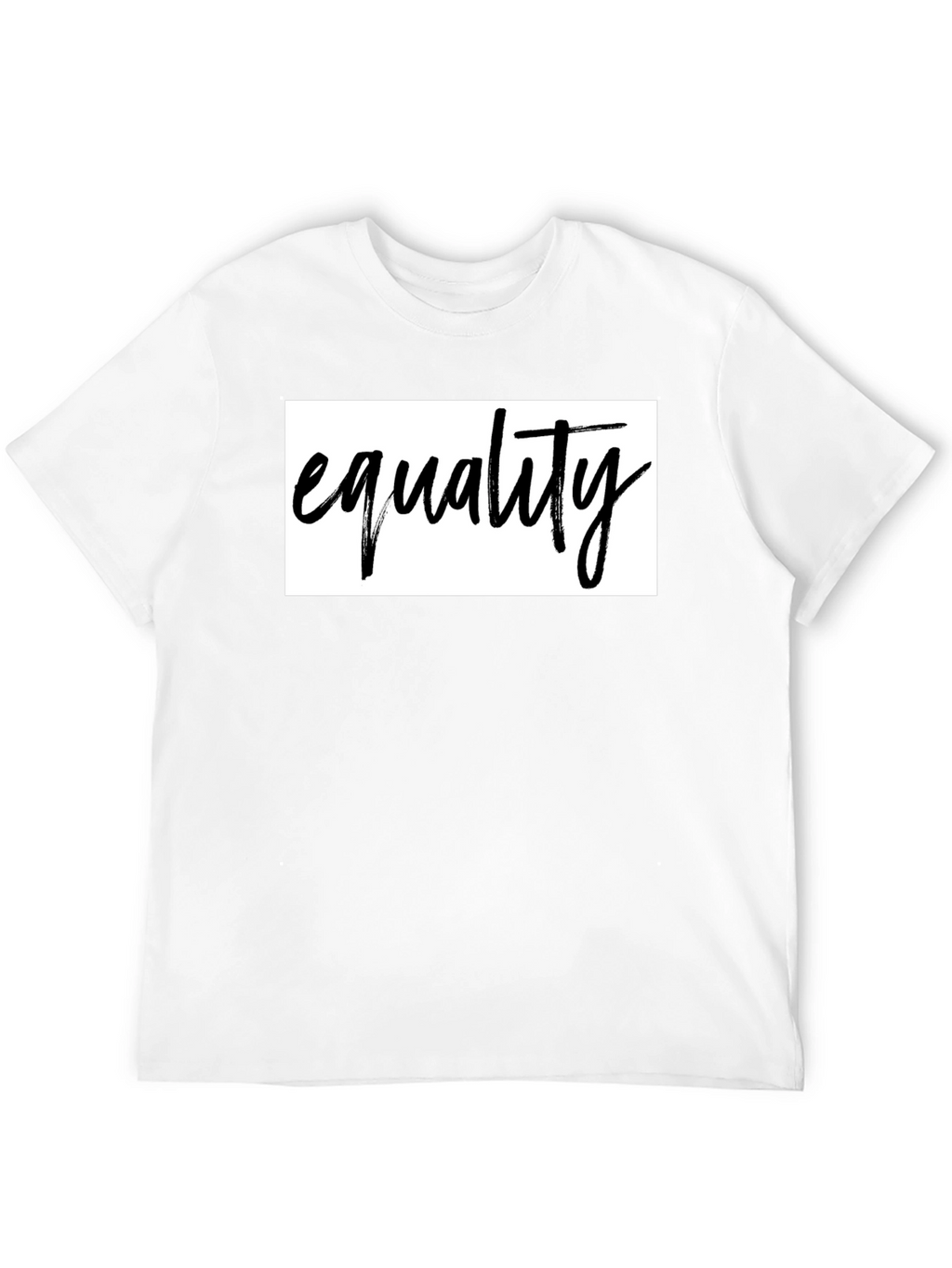 Equality Graphic Tee - Unisex Black Cotton Shirt