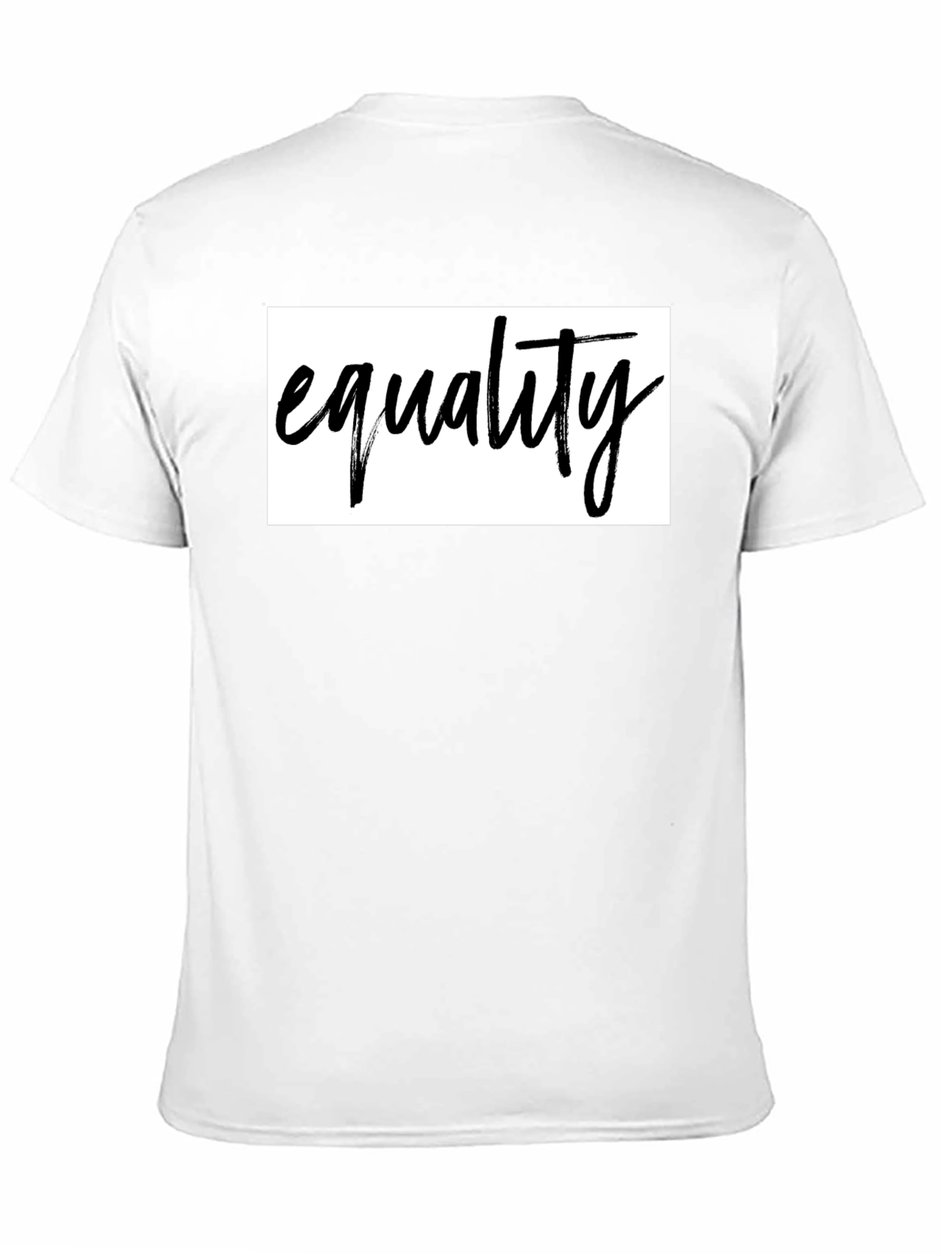 Equality Graphic Tee - Unisex Black Cotton Shirt