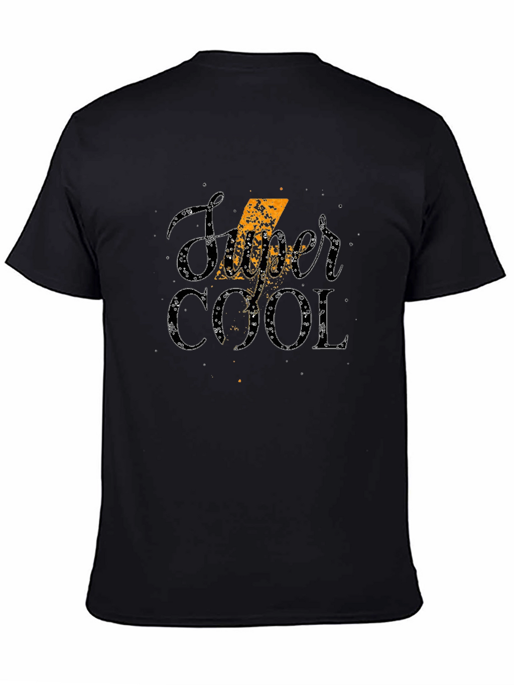 Super Cool Graphic Print T-Shirt - Stylish Black Tee