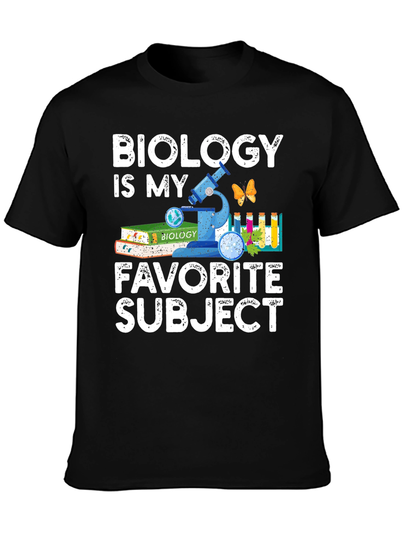 Biology is My Favorite Subject Graphic Tee
