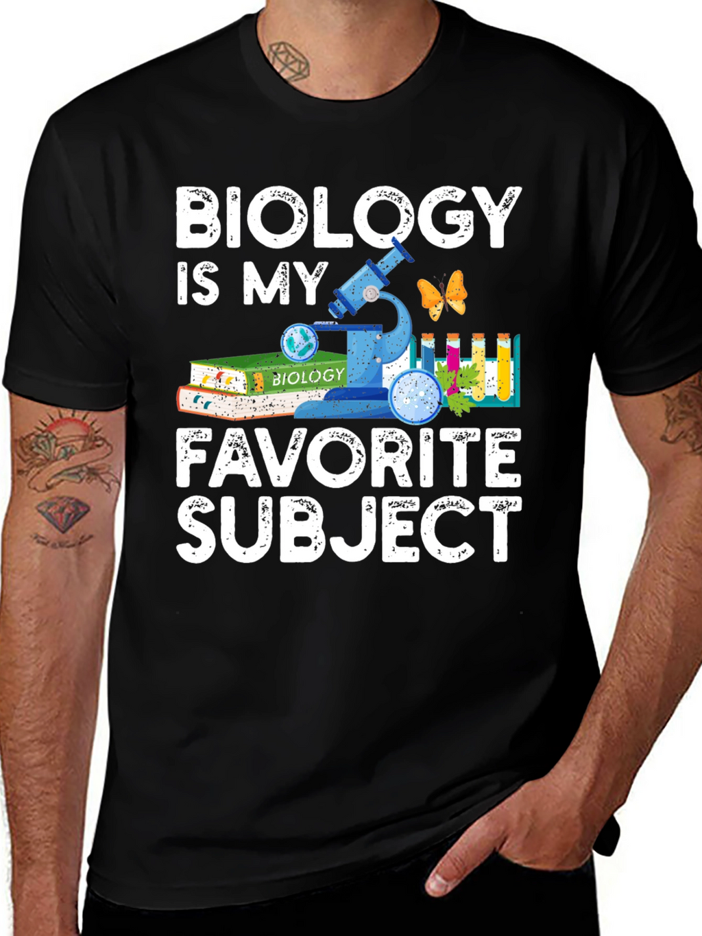 Biology is My Favorite Subject Graphic Tee