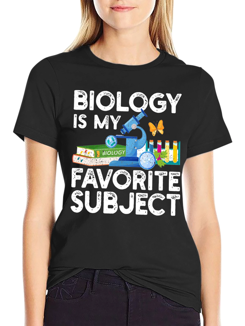Biology is My Favorite Subject Graphic Tee