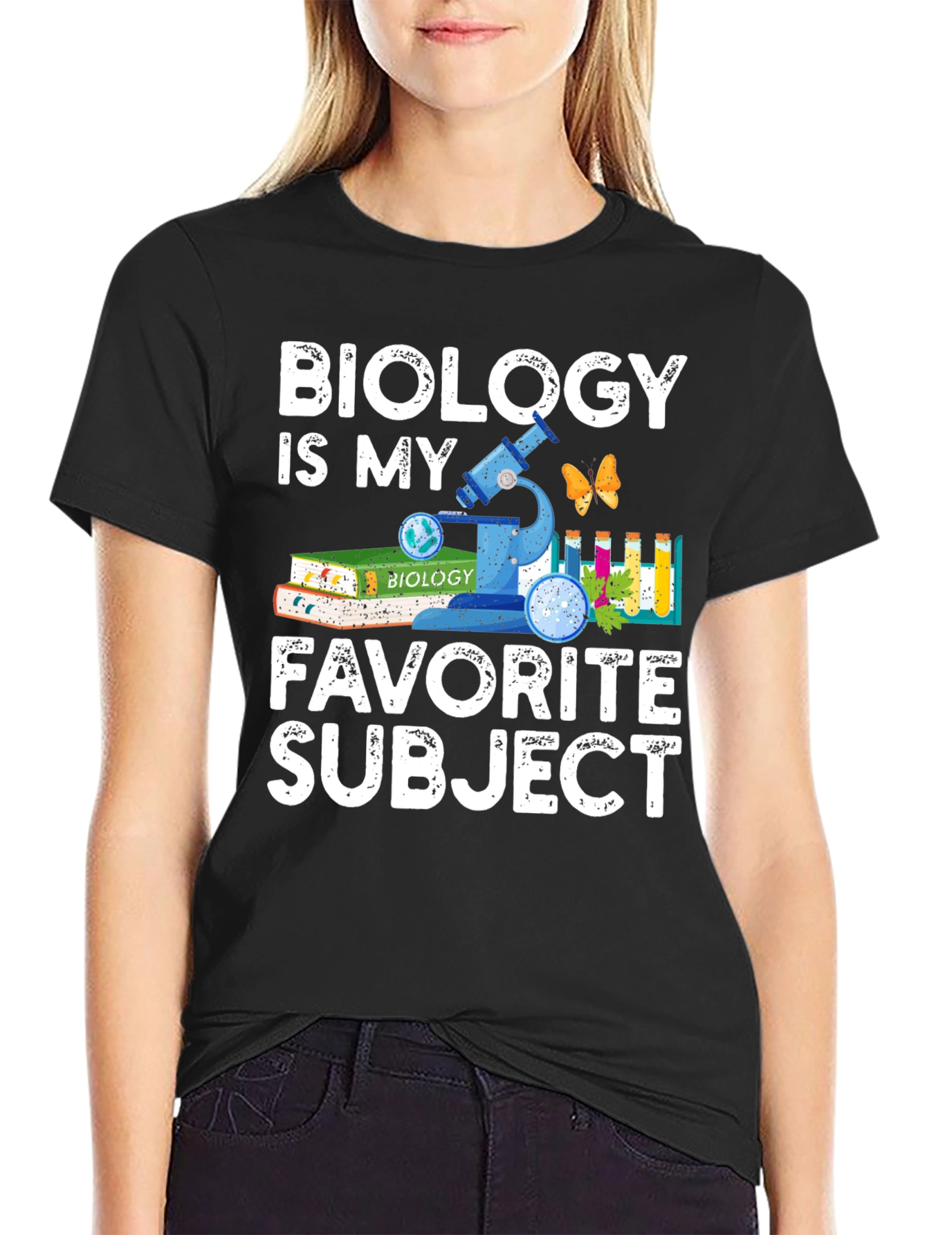 Biology is My Favorite Subject Graphic Tee