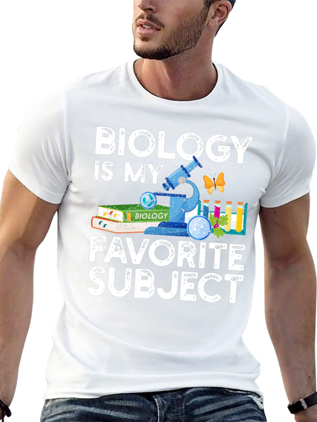Biology is My Favorite Subject Graphic Tee