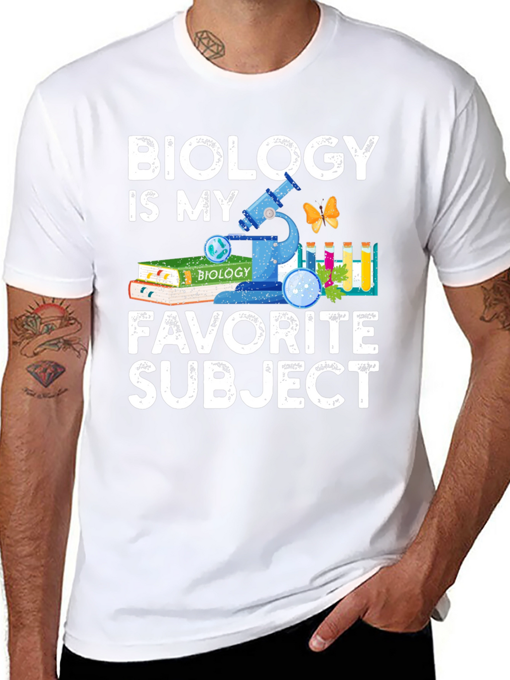 Biology is My Favorite Subject Graphic Tee
