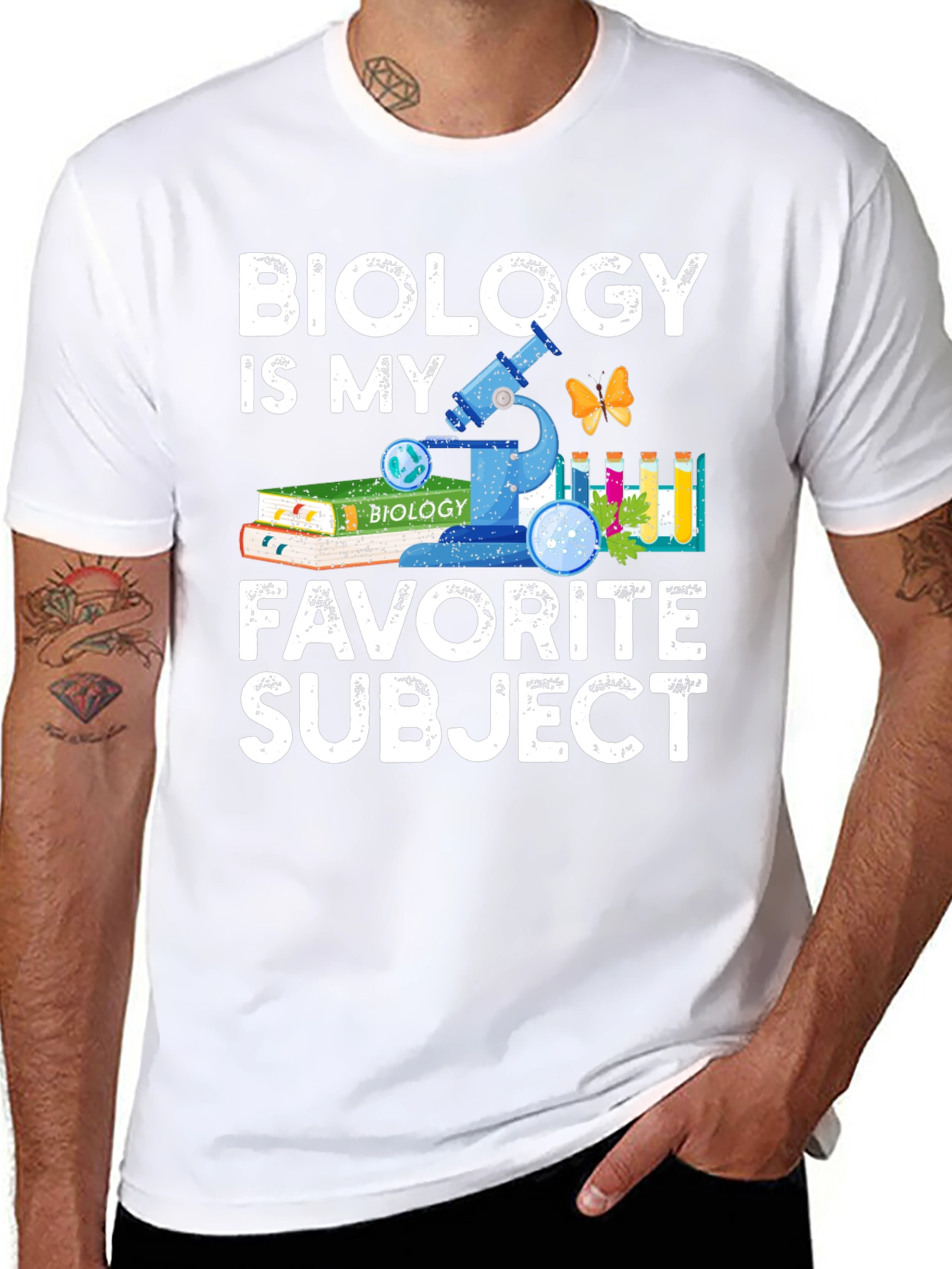 Biology is My Favorite Subject Graphic Tee