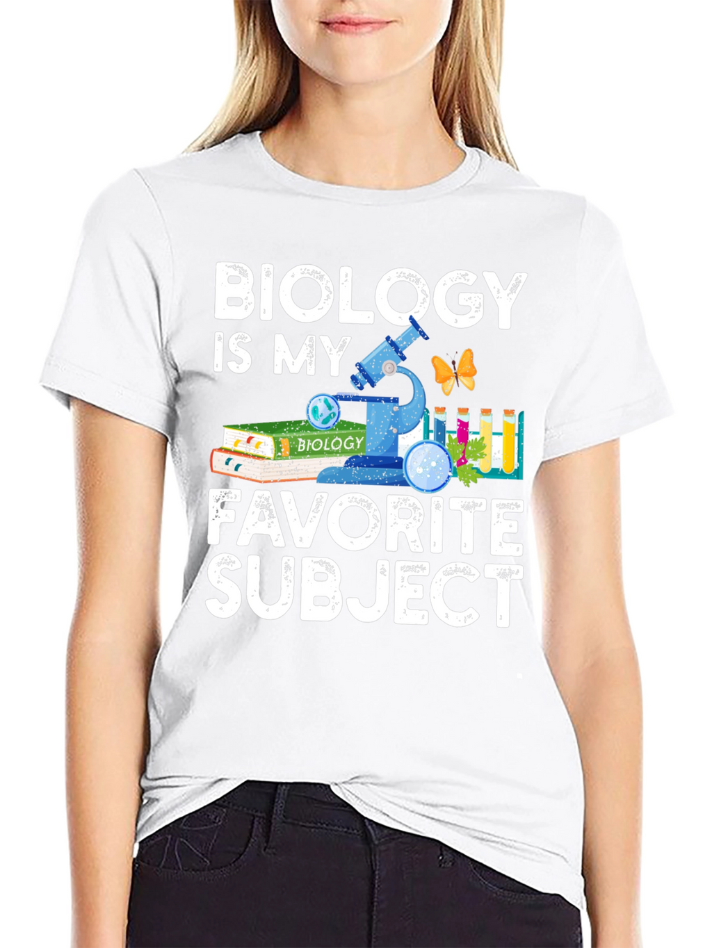 Biology is My Favorite Subject Graphic Tee