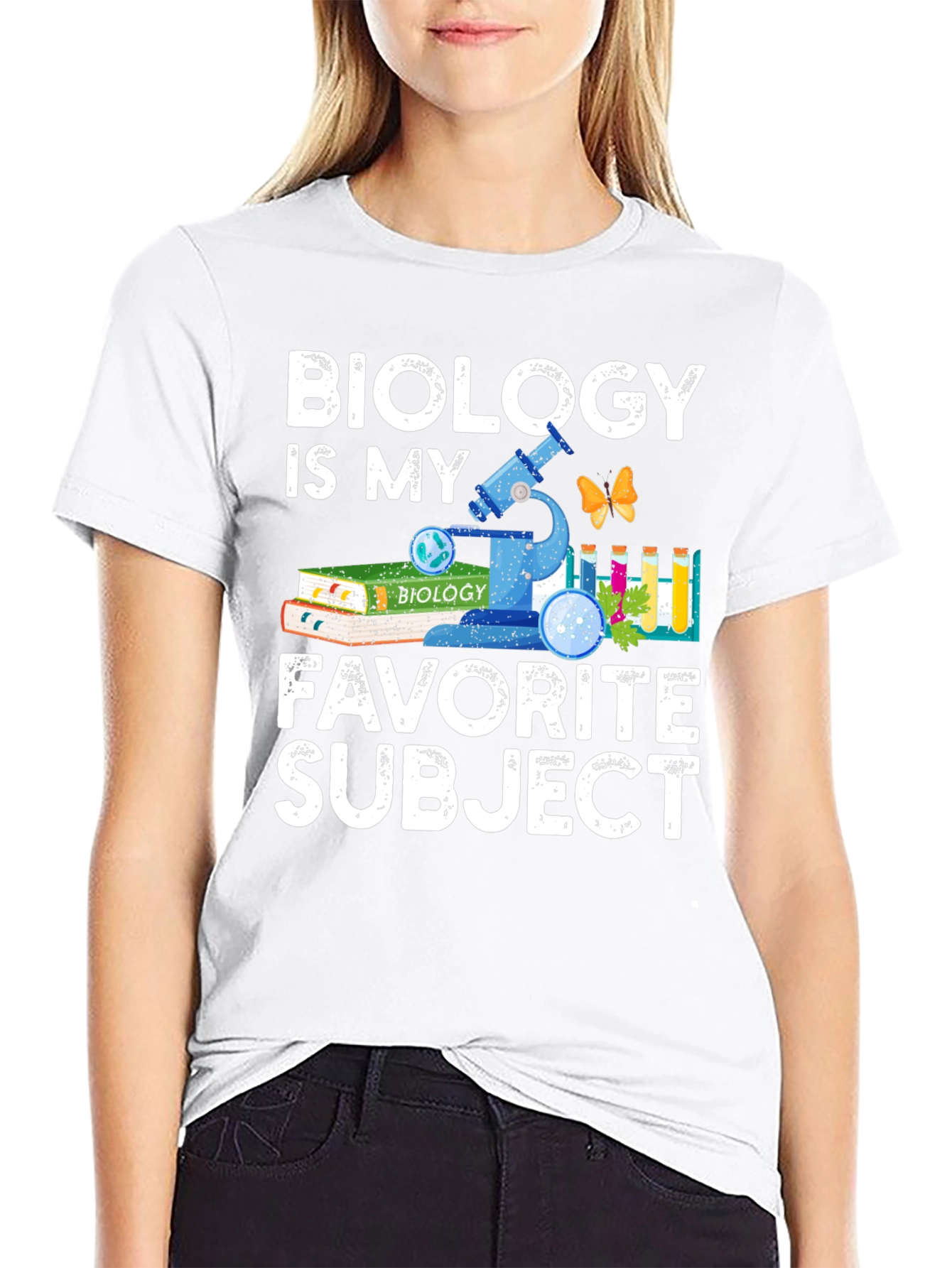 Biology is My Favorite Subject Graphic Tee