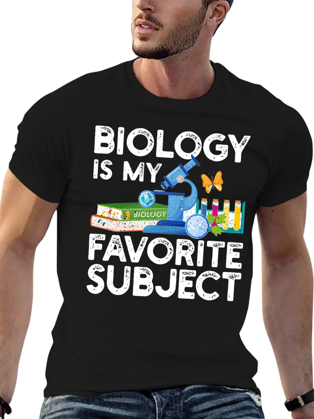 Biology is My Favorite Subject Graphic Tee