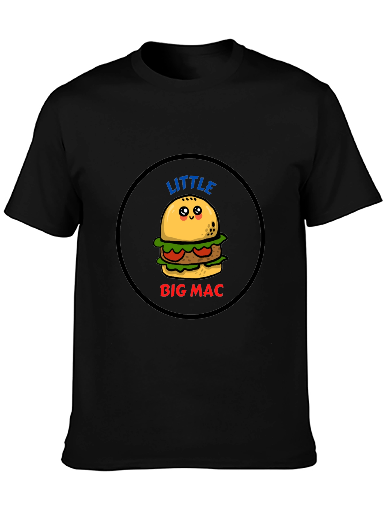 Little Big Mac T-Shirt - Cute Burger Graphic Tee