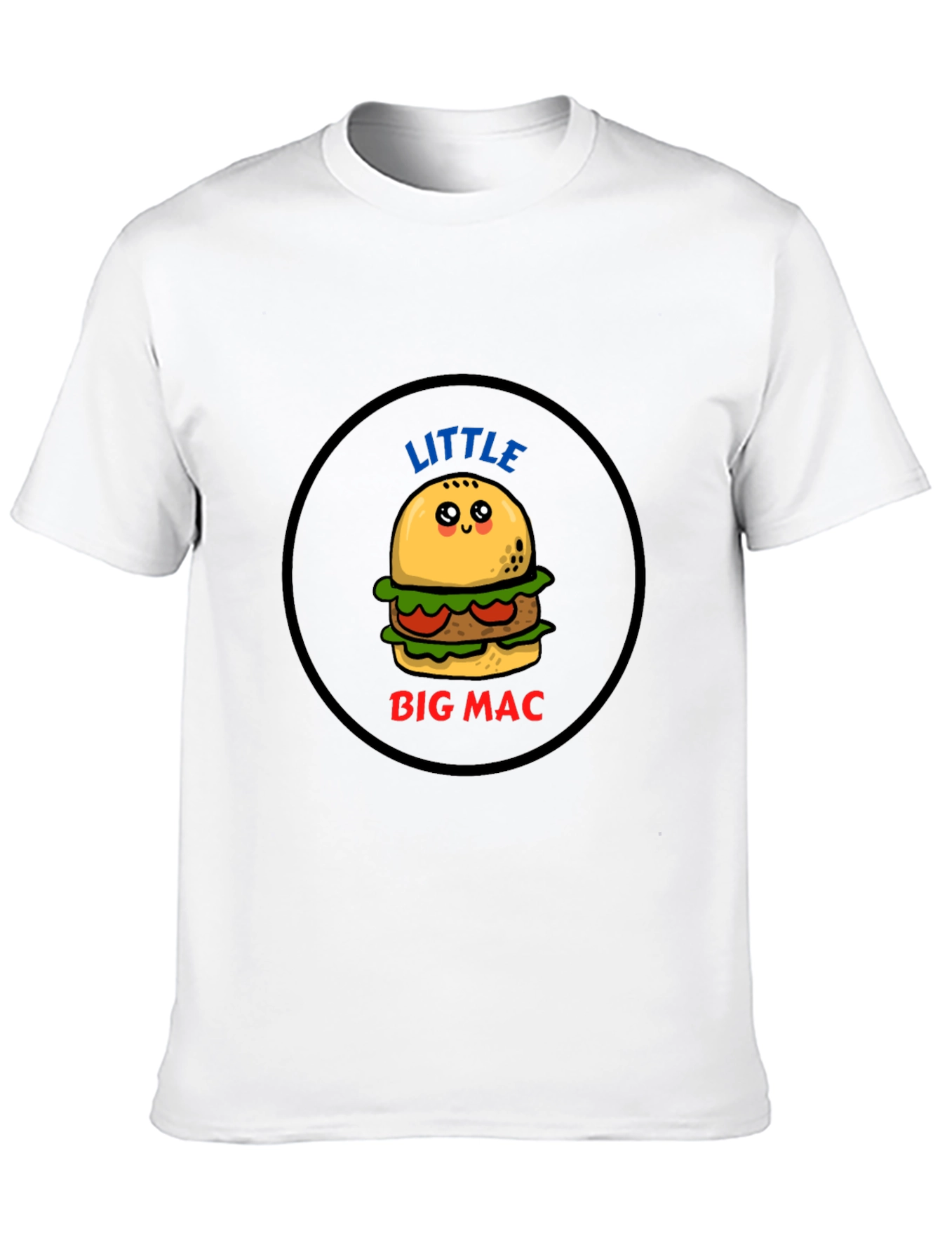Little Big Mac T-Shirt - Cute Burger Graphic Tee