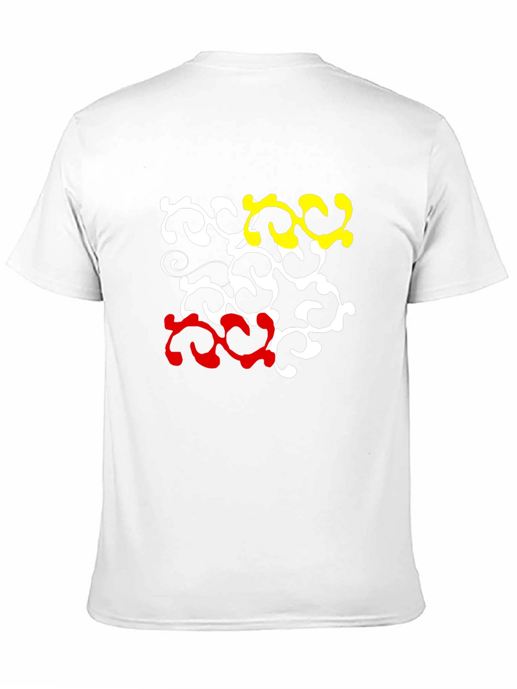 Abstract Pattern Crew Neck T-Shirt