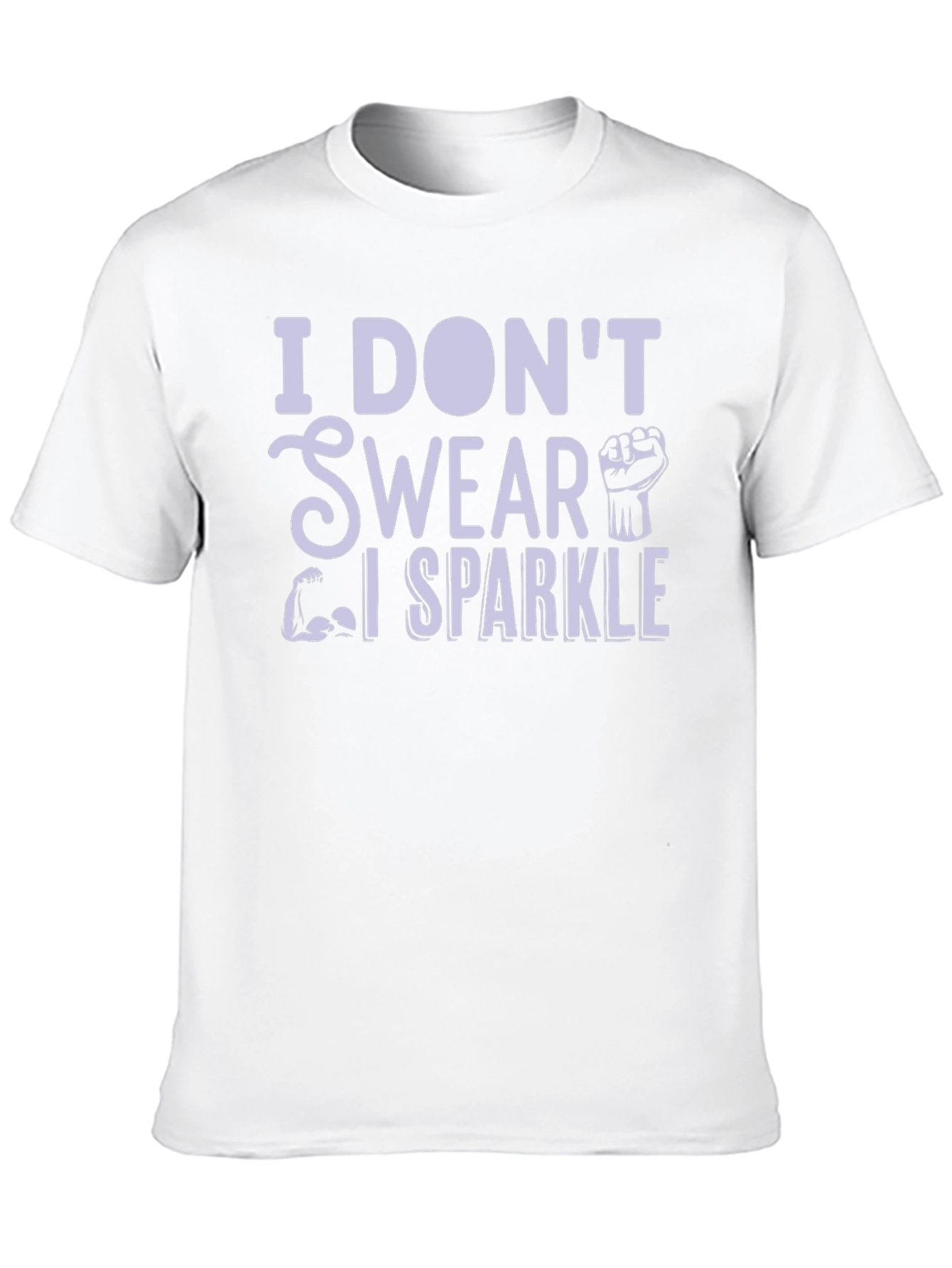 I Dont Swear I Sparkle Black T-Shirt