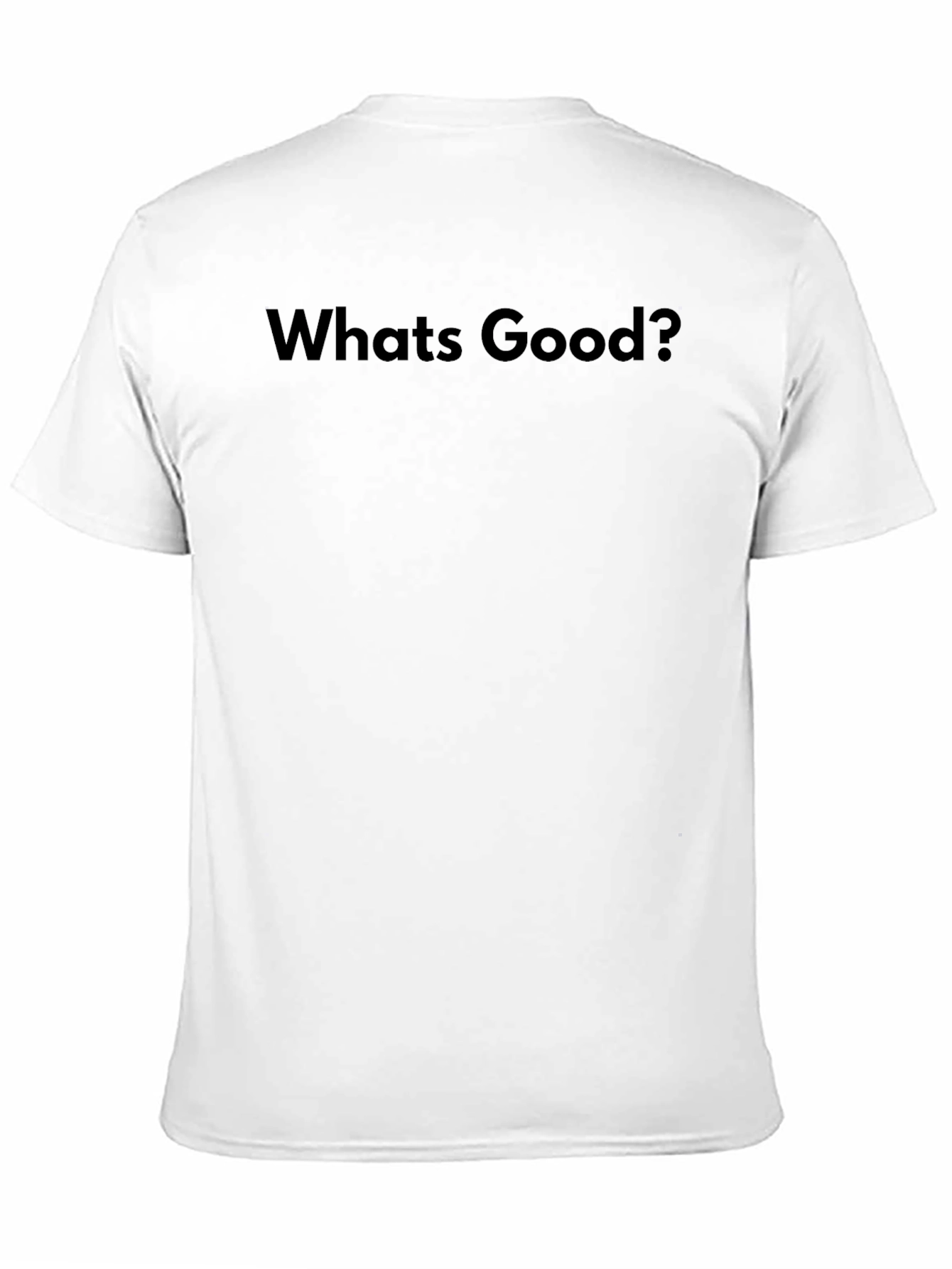 Whats Good? Graphic Tee - Black Casual T-Shirt