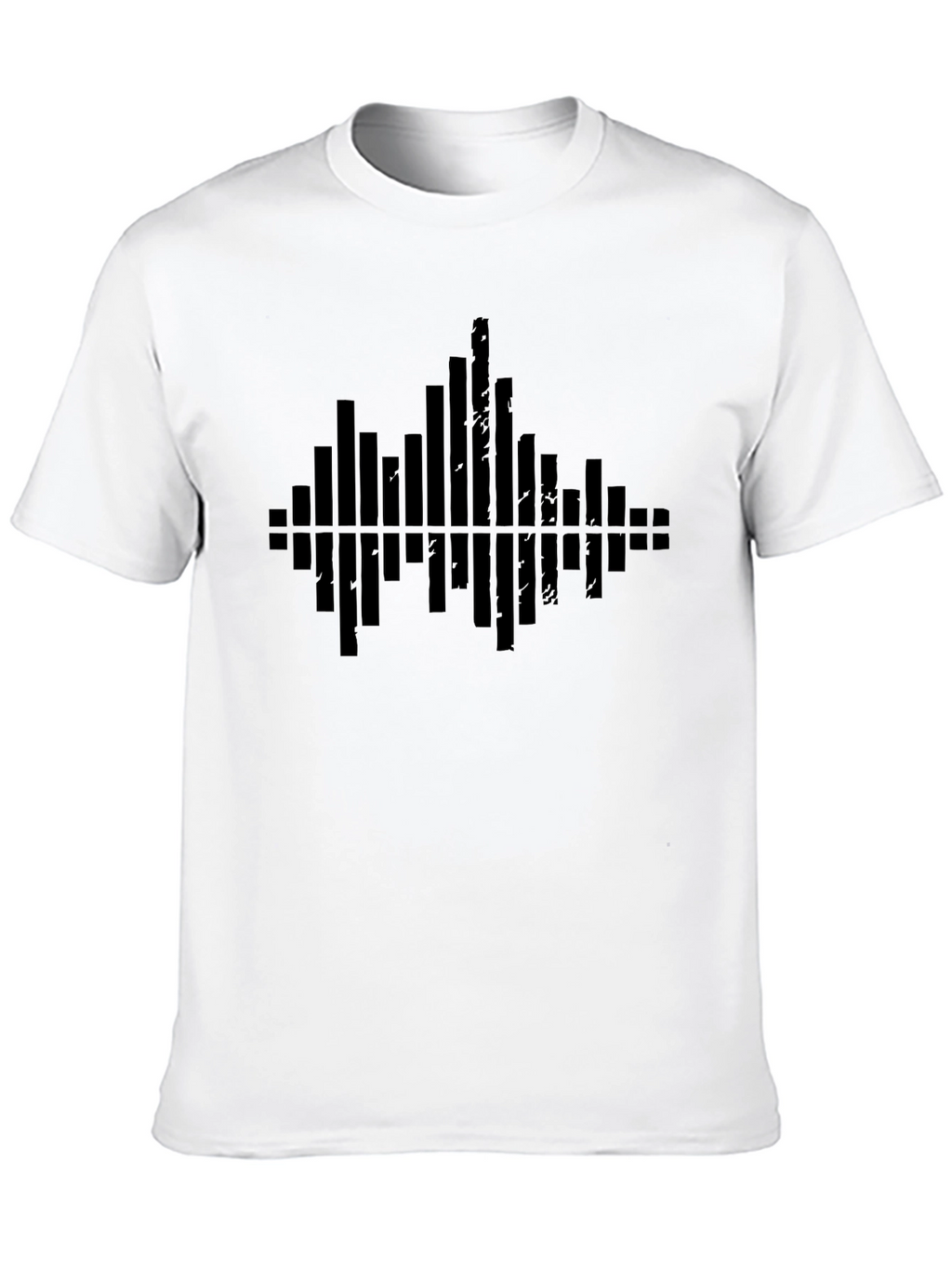 Black Graphic Tee - Soundwave Design