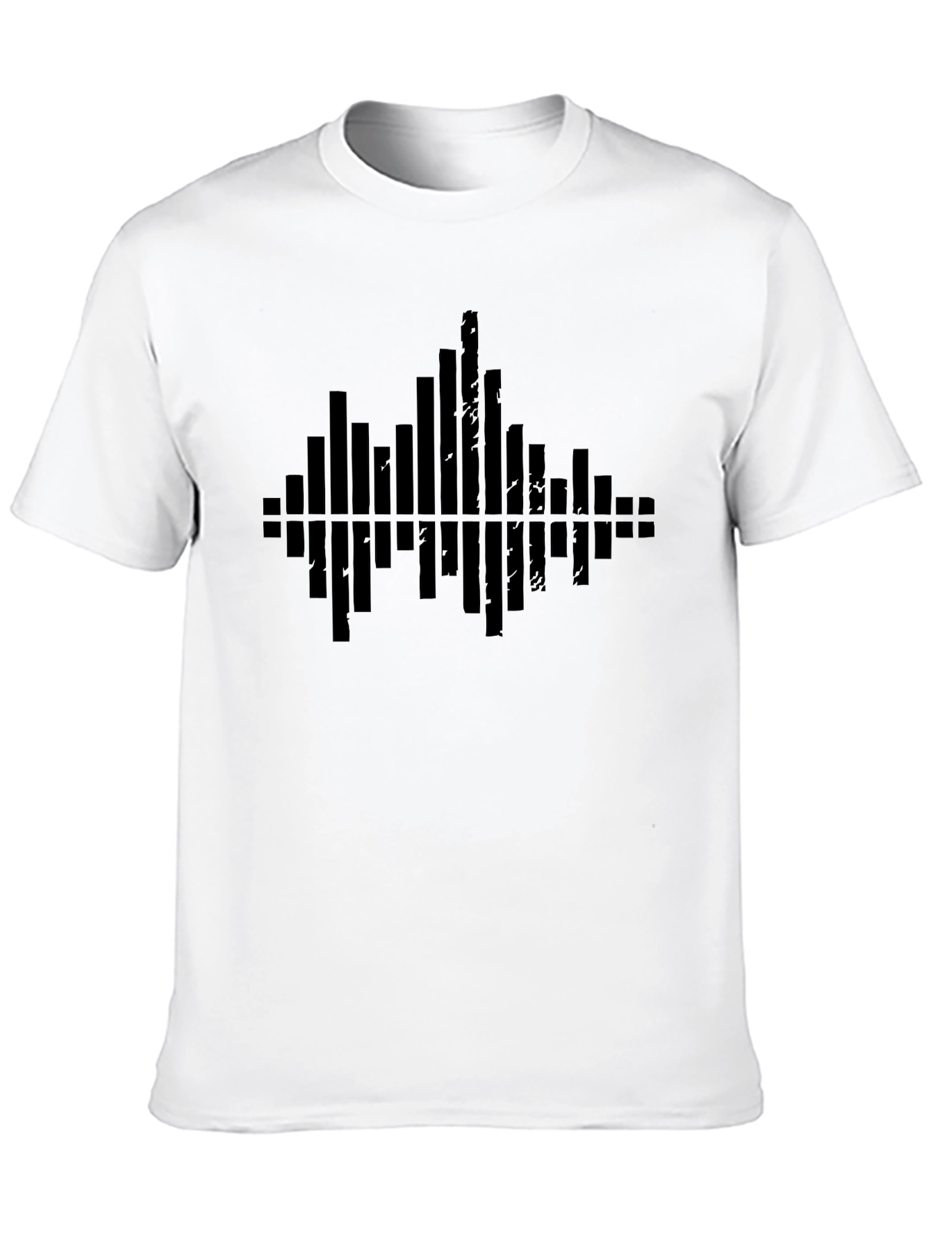 Black Graphic Tee - Soundwave Design