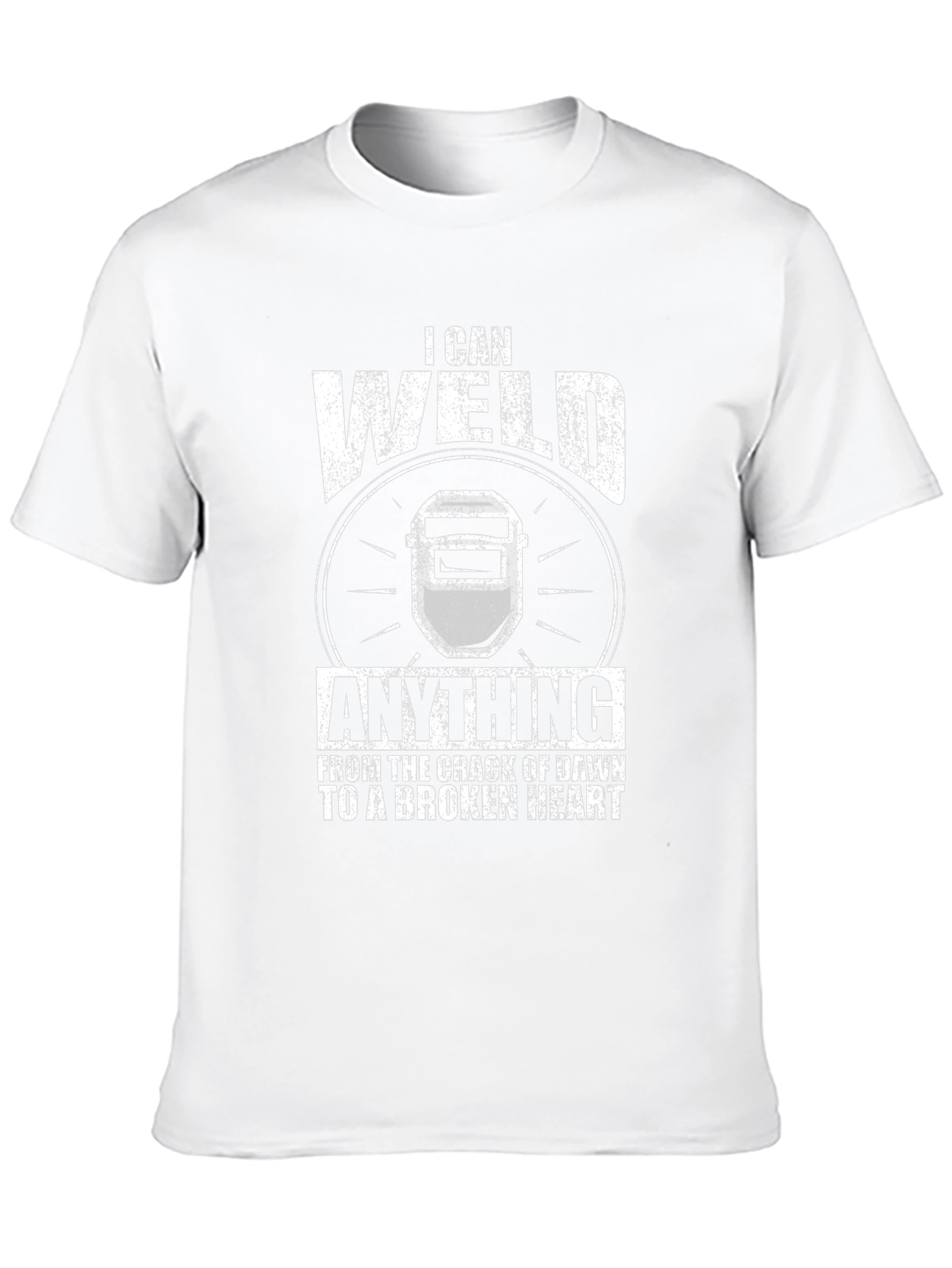 I Can Weld Anything Mens Black T-Shirt