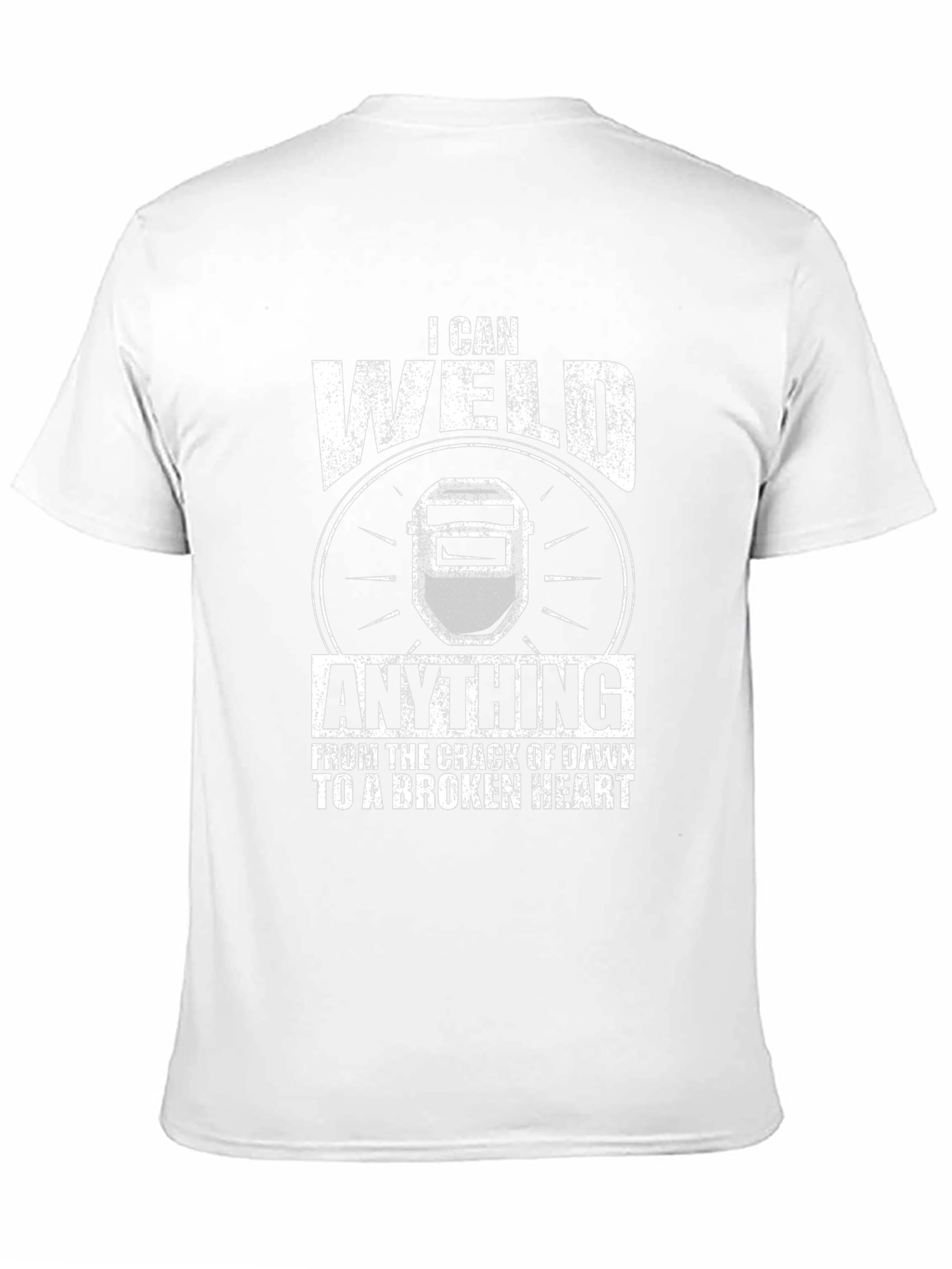 I Can Weld Anything Mens Black T-Shirt