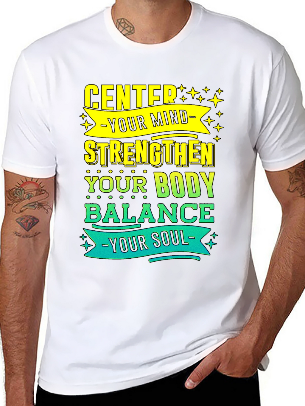 Center Your Mind Graphic T-Shirt