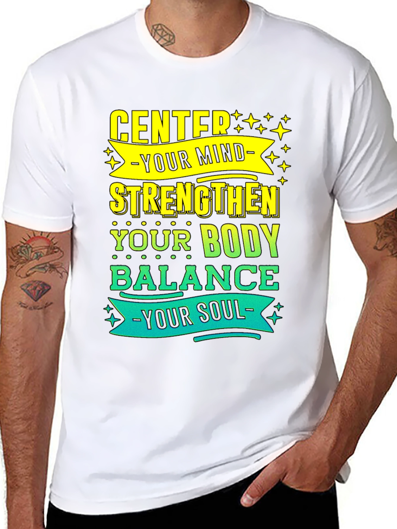 Center Your Mind Graphic T-Shirt