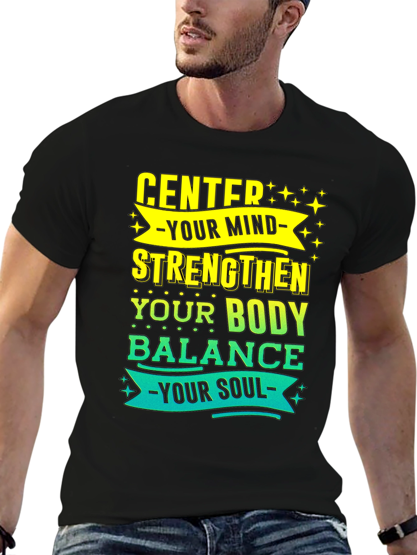 Center Your Mind Graphic T-Shirt
