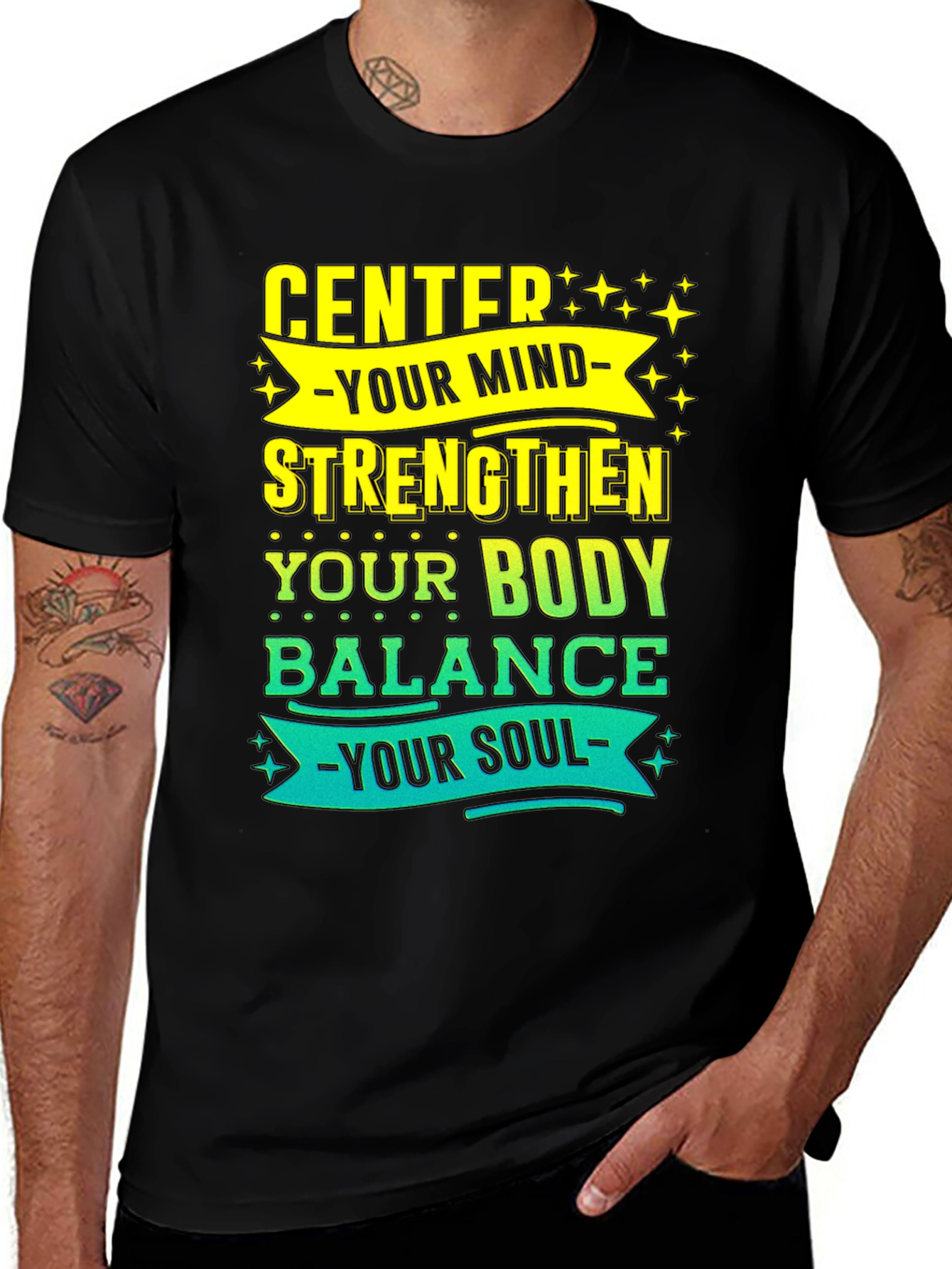 Center Your Mind Graphic T-Shirt