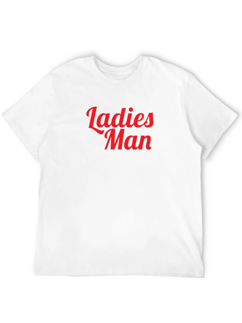 Ladies Man Graphic T-Shirt - Black