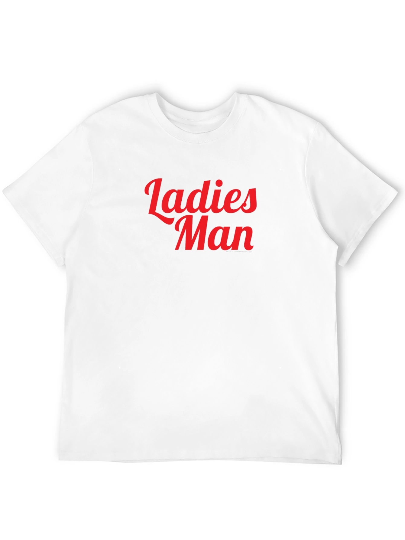 Ladies Man Graphic T-Shirt - Black