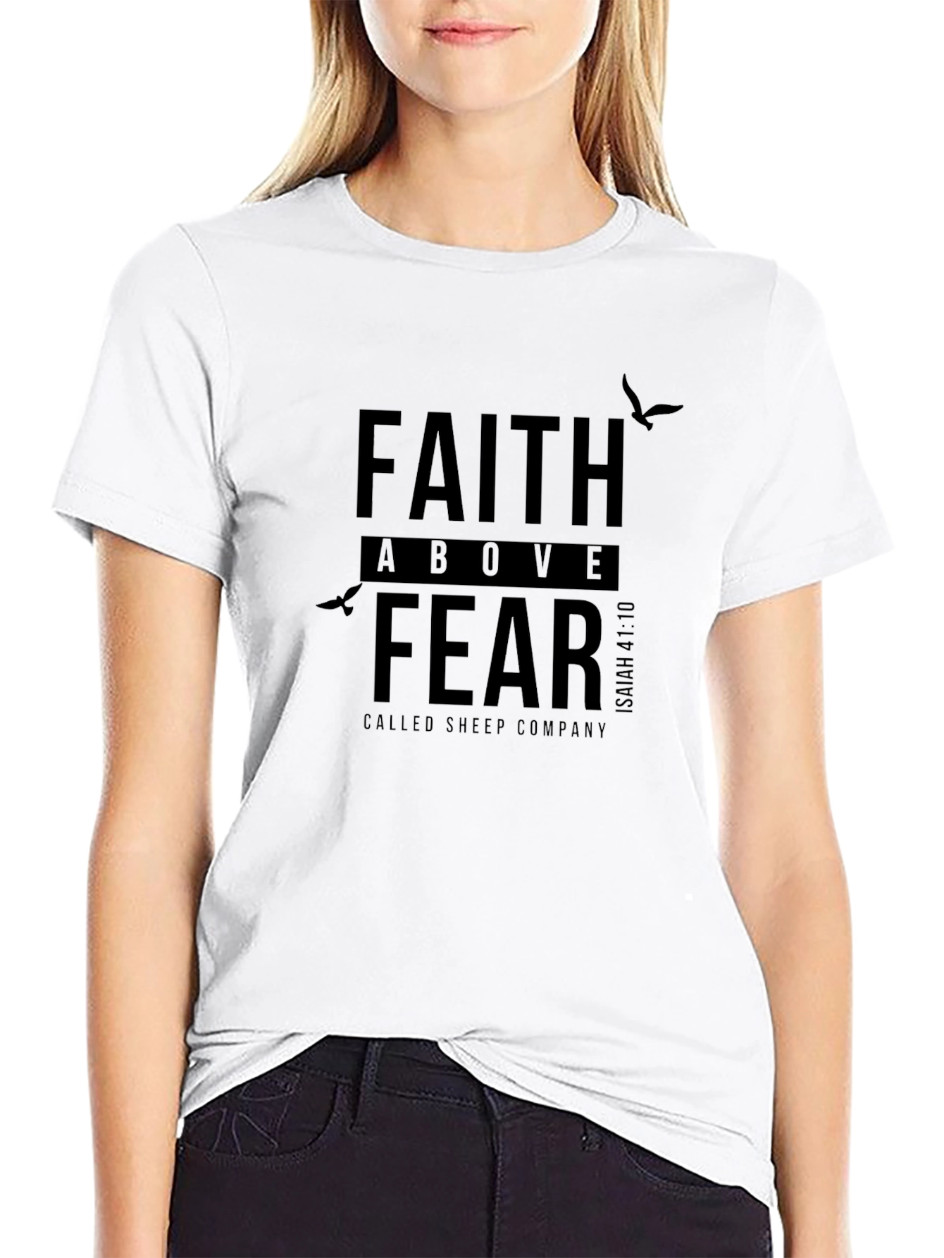 Faith Over Fear Graphic T-Shirt