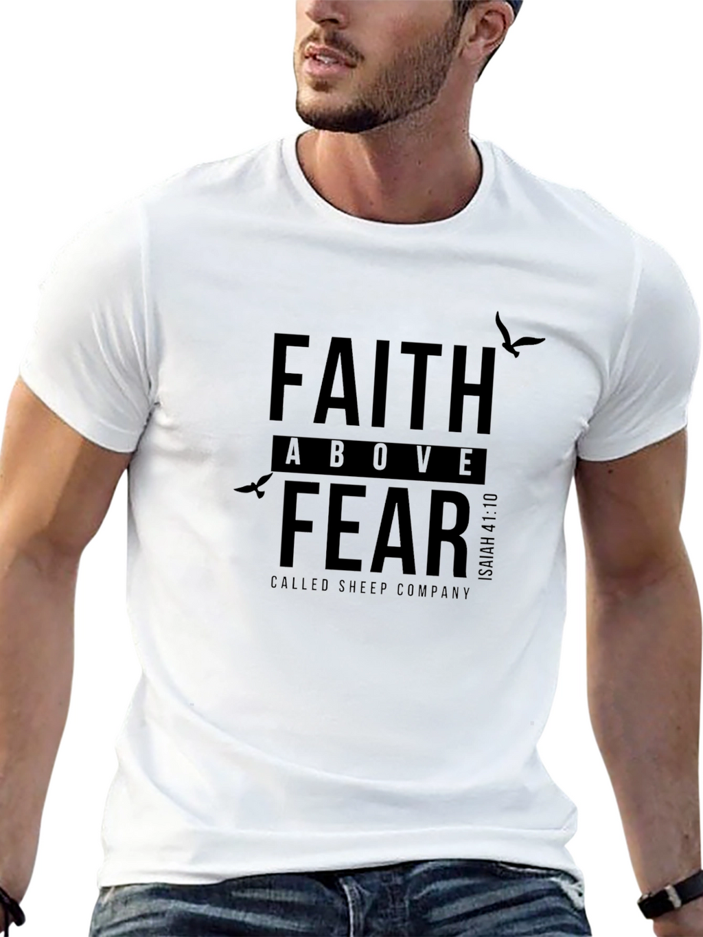 Faith Over Fear Graphic T-Shirt